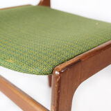 Set of four dining room chairs in teak by Erik Buch, 1960s