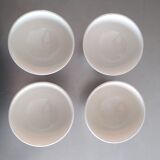 4 bols à rayures en faience