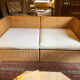 Banquette en osier