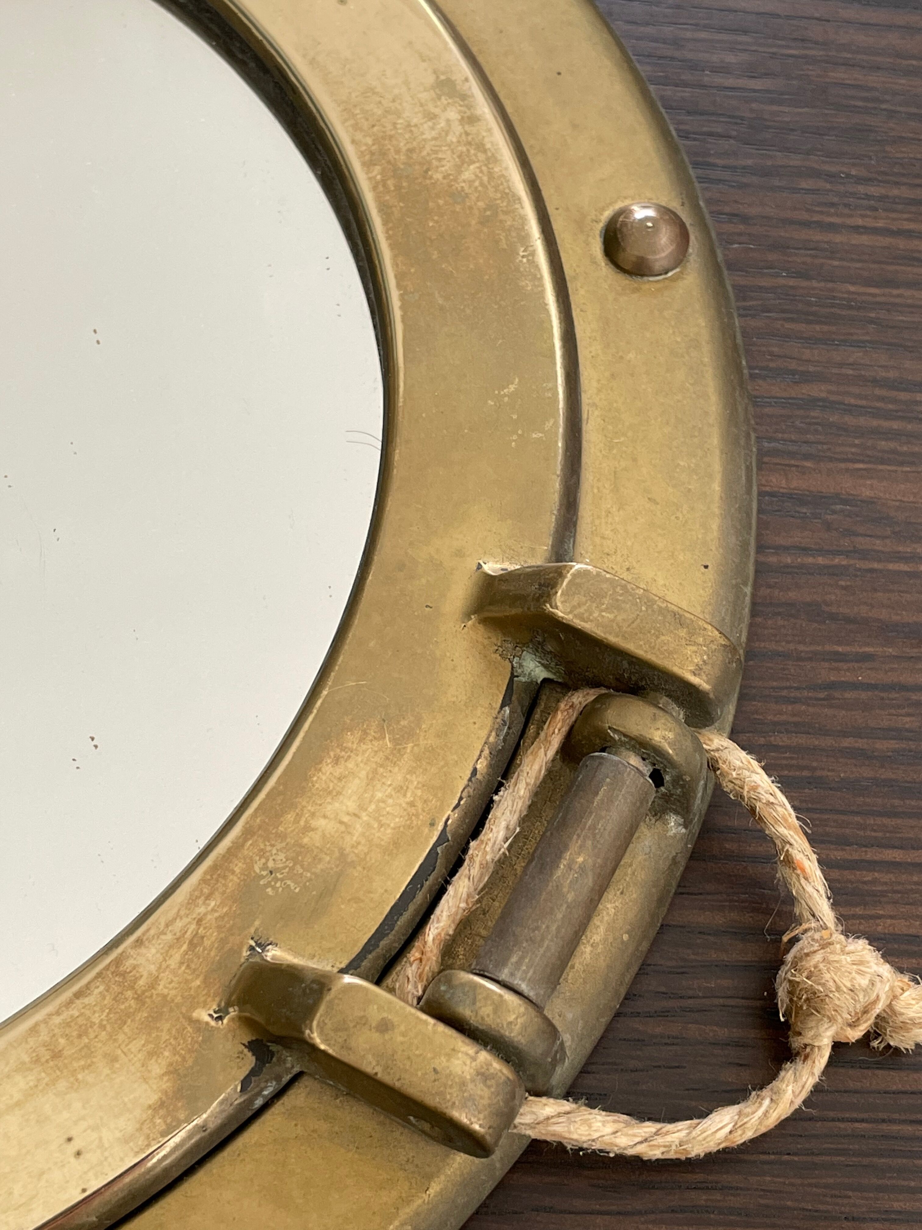 Old porthole mirror from the 50s