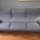 Maralunga 3-seater sofa Cassina (Vico Magistretti) grey wool fabric