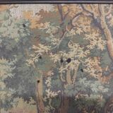 Vintage Hunting Scene Framed Wall Tapestry 179x74