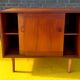 Teak row, sliding doors