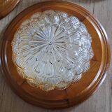 Set of three vintage 60/70 ceiling lights