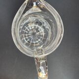 Bohemian - Water broc or orangeade (1) - Crystal blown and cut