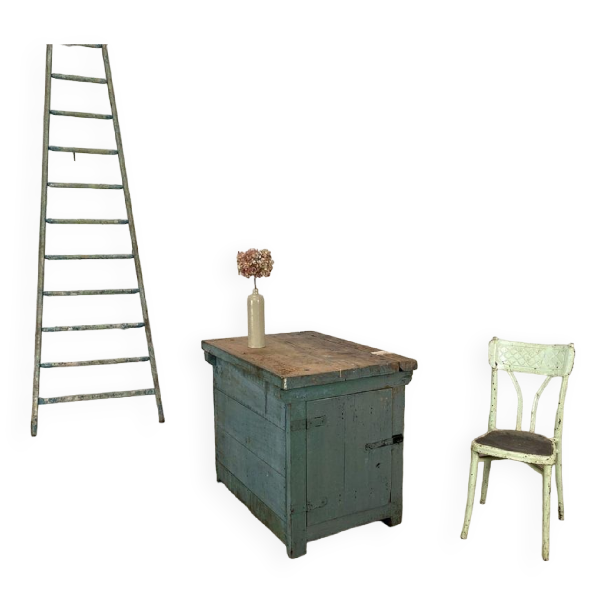 oak and pine central island workshop workbench