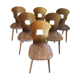 Lot of 6 Gentian Baumann chairs