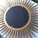 GOLDEN WOODEN SUN MIRROR