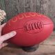 Vintage leather rugby ball Toulouse