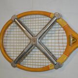 Vintage wooden tennis rack