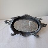 Napoleon III spelter centerpiece planter with rockery decoration