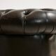 Chesterfield-style leather sofa set, set of 3