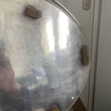 Vintage Silver Metal Tray Floral Rococo Pattern 55x40cm 1970