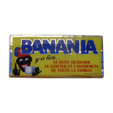 Advertising glass plate