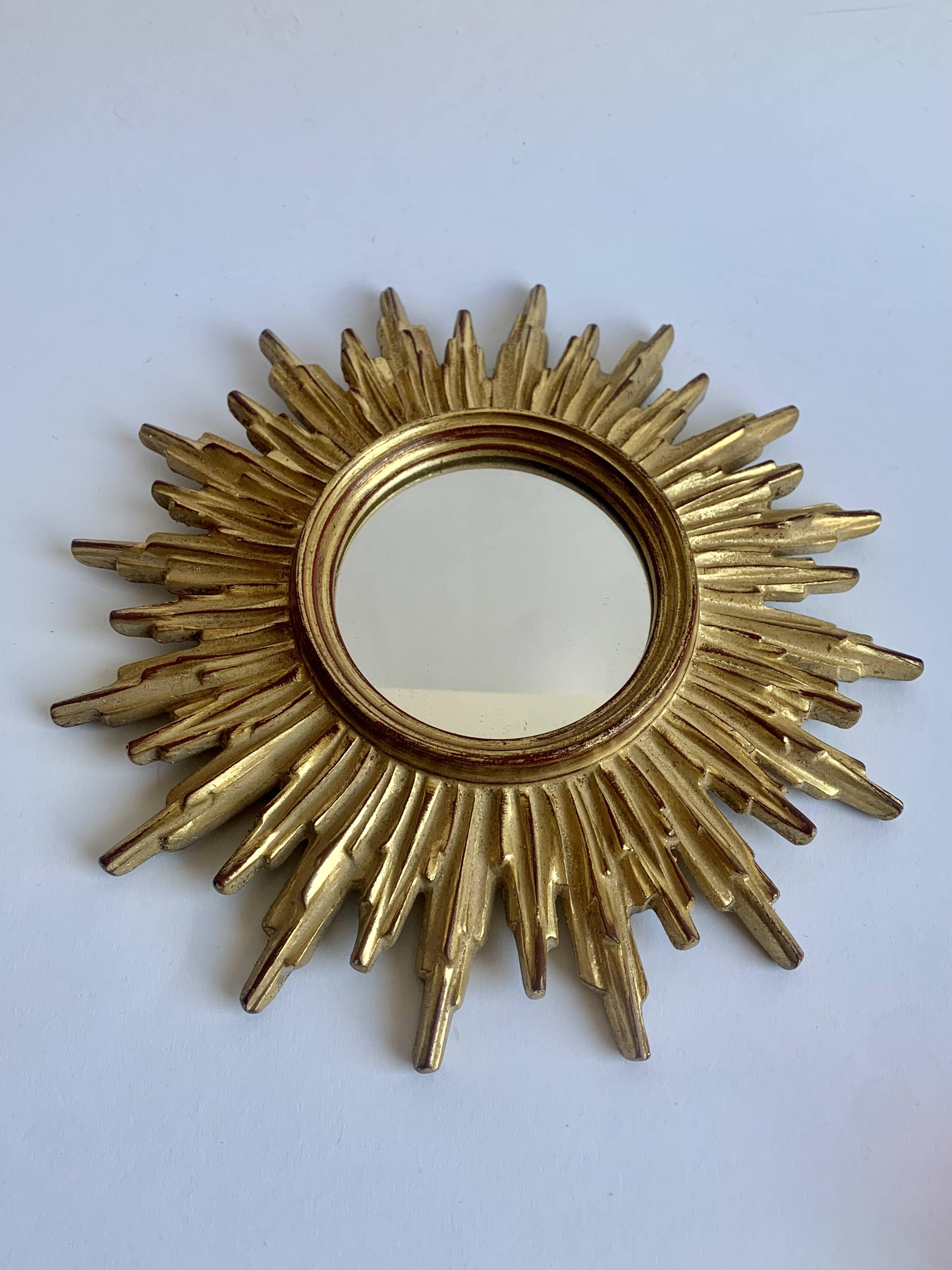 Vintage  Sunburst Mirror