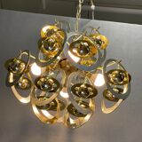Vintage chandelier 70s planet
