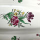 Series of three fish dishes, Lunéville earthenware and Limoges porcelain