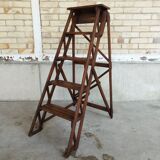 Vintage wooden stepladder from library 1930
