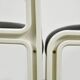 🟡 PASTOE plastic dining table chairs, Pierre Mennen, 70s Netherlands