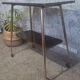 Desserte en laiton et formica annees 50/60