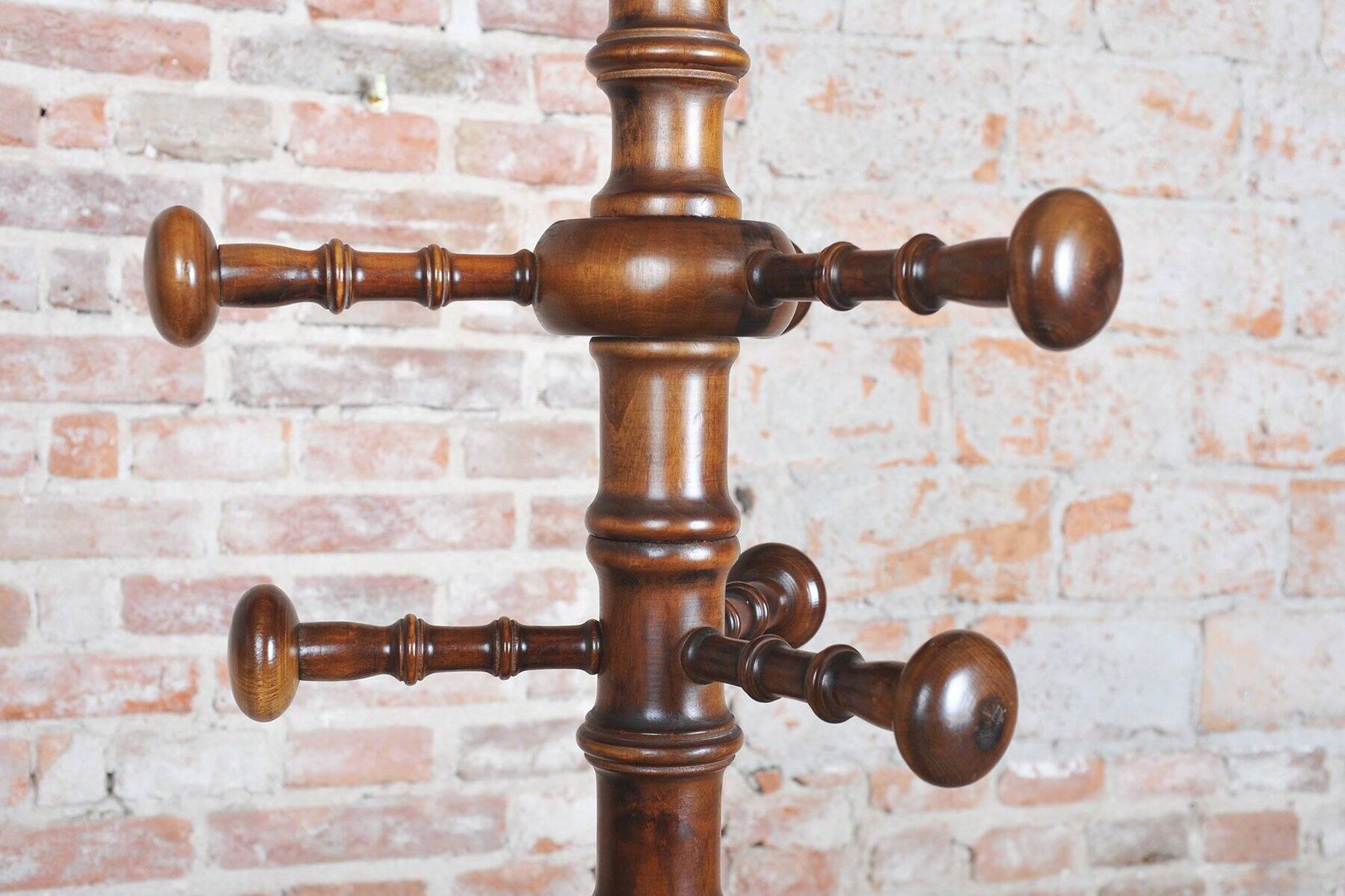 Czech Biedermeier Coat Hanger in Beech, 1890s