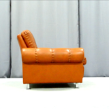 Armchair - Ottoman leather 1960