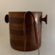 Scandinavian ice bucket in MCM Denmark teak and its ice claws
