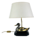 Lampe canard en laiton vintage