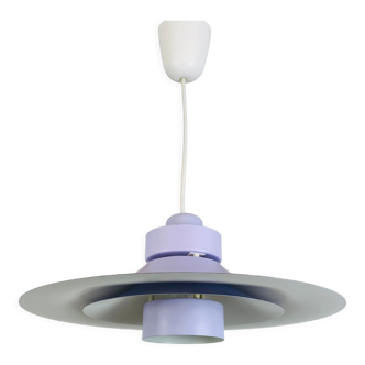 Scandinavian pendant lamp Horn 755 60s space age purple
