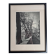 Rémy Duval – Quai parisien, photogravure de 1946 – Encadrée sous verre 32 x 42 cm