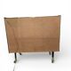 1950s/60s bar cabinet, upholstered interior & lighting