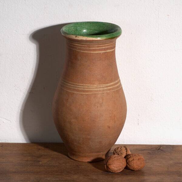 Antique glazed ceramic vase – Central Europe, circa 1920