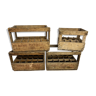 Wooden bottle crates