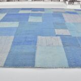 Blue Vintage Turkish Antique Kilim Rug sku 3025