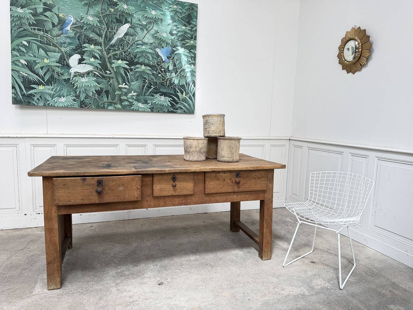 Workbench or island 1900 in solid oak
