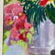 Peinture bouquet de fleurs peint à l’huile