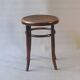 Fischel 1915 bistro stool, not Thonet, thermoformed seat.