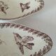 Two vintage U&C Sarreguemines Buffon model dishes