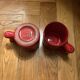 Cloutier Brothers red mugs