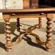 Rustic extendable French farmhouse table, Louis XIII period style extendable