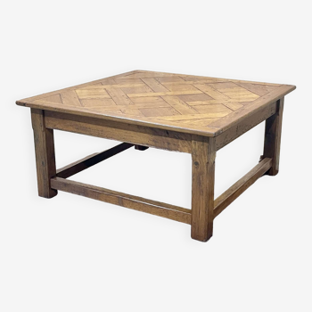 Table basse en chêne des années 1950