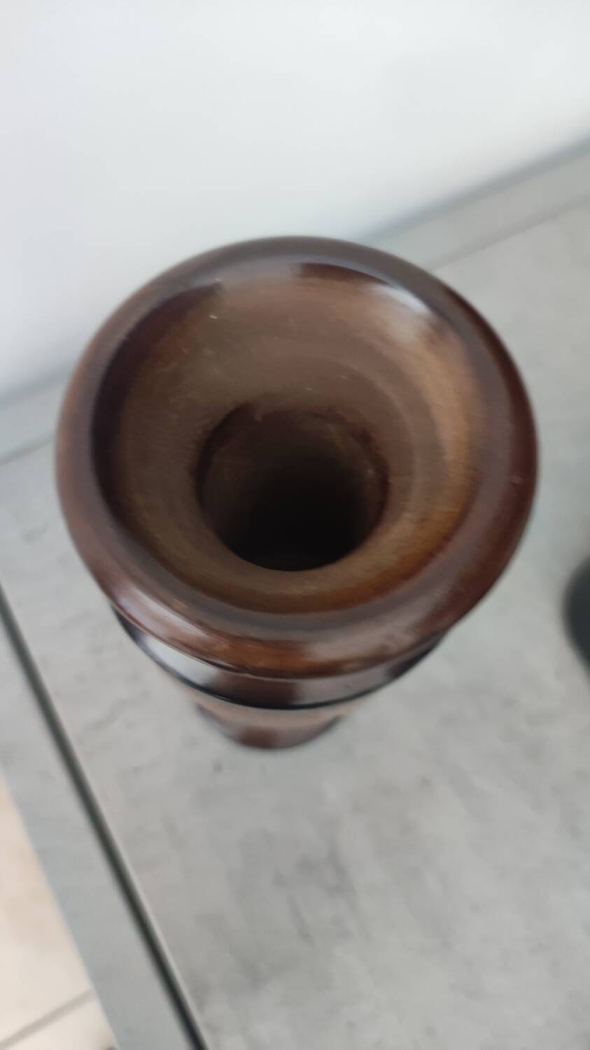 Wooden vase