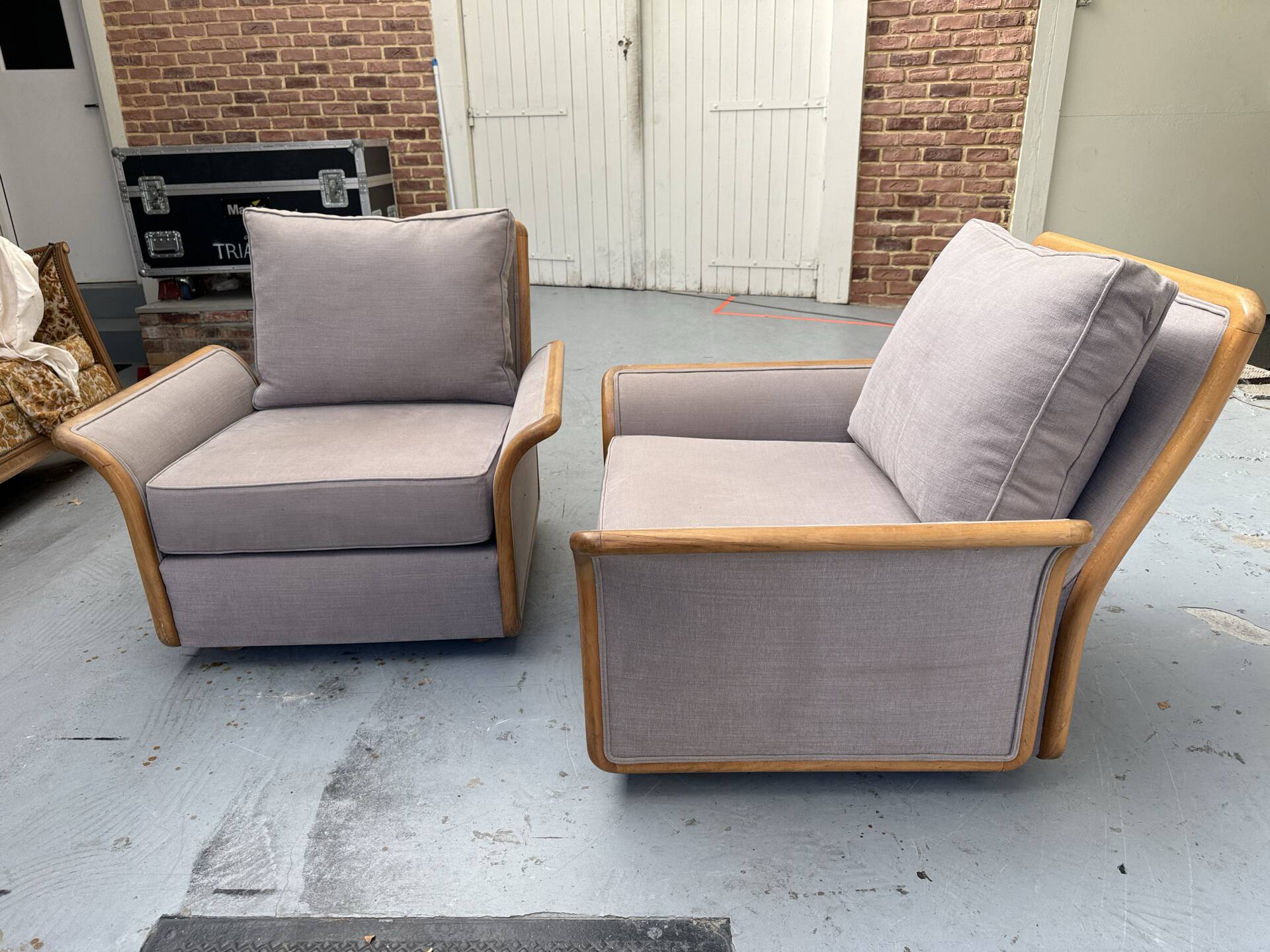 Pair of Scandinavian armchairs