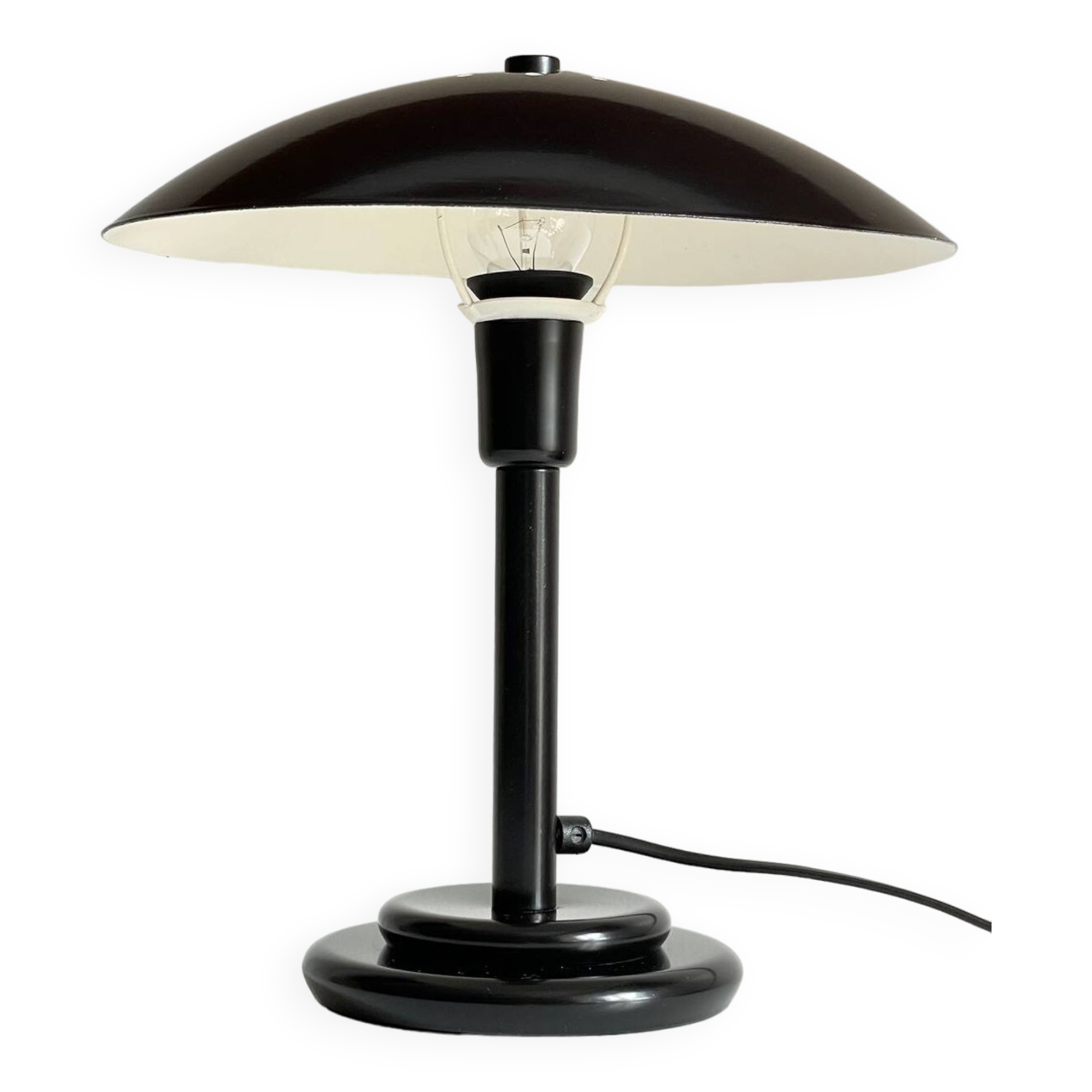Vintage steel desk lamp by Aluminor