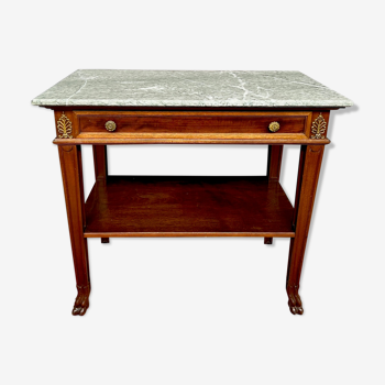 Side table empire style mahogany, 19th century