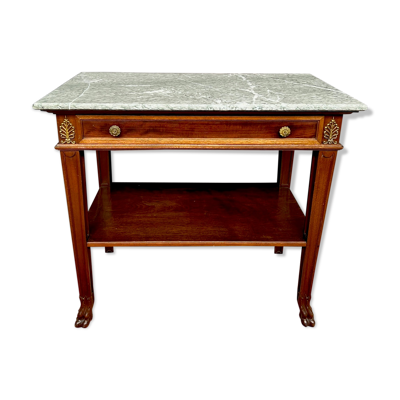 Table d'appoint style empire en acajou, 19ème siècle