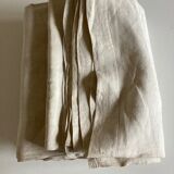 Country sheet 19th in fine linen canvas not sold reserve linen
