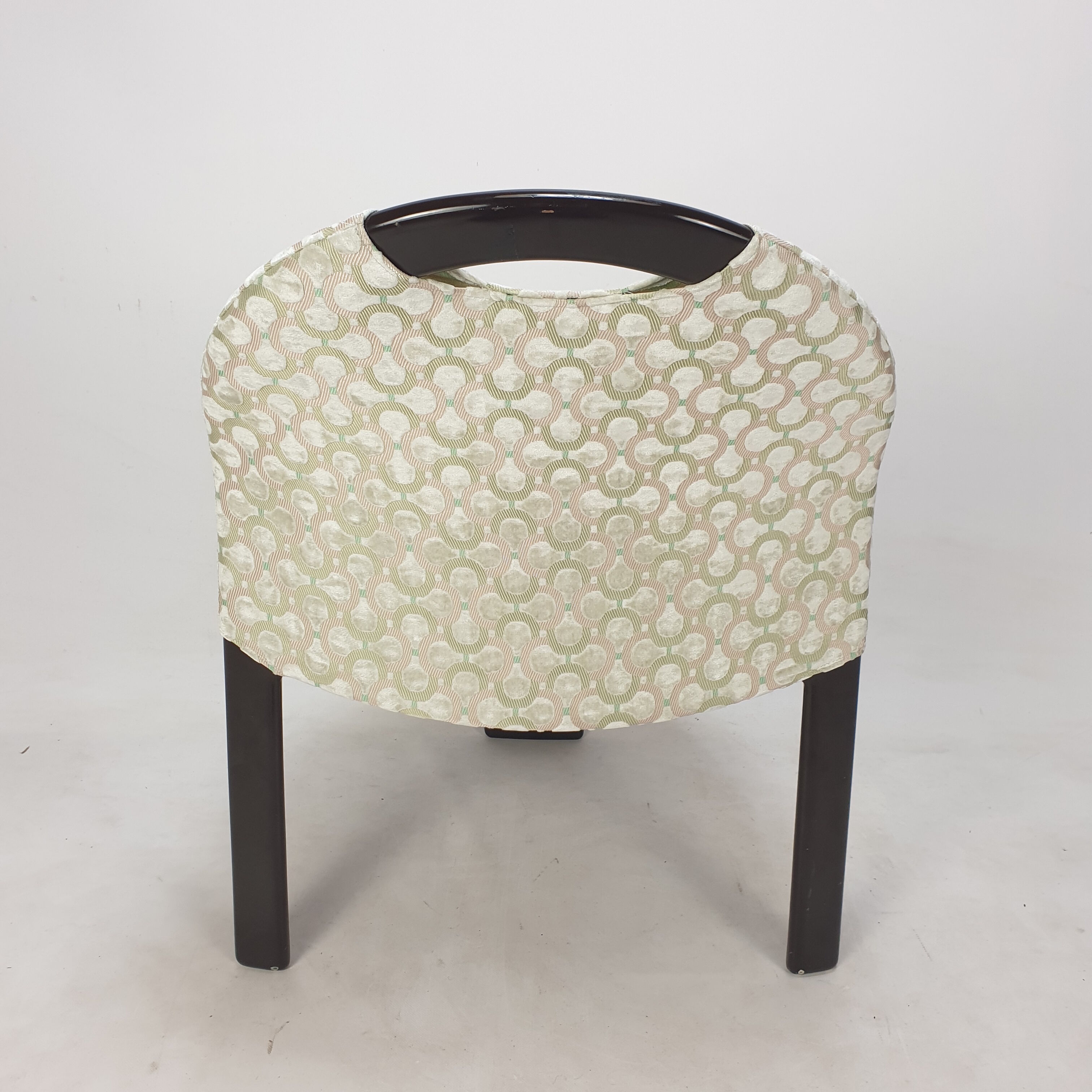 Set of 4 Giovanni Offredi Sail chairs by Saporiti Italy 1973