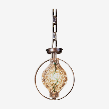 Suspension en verre de Murano par Toni Zuccheri