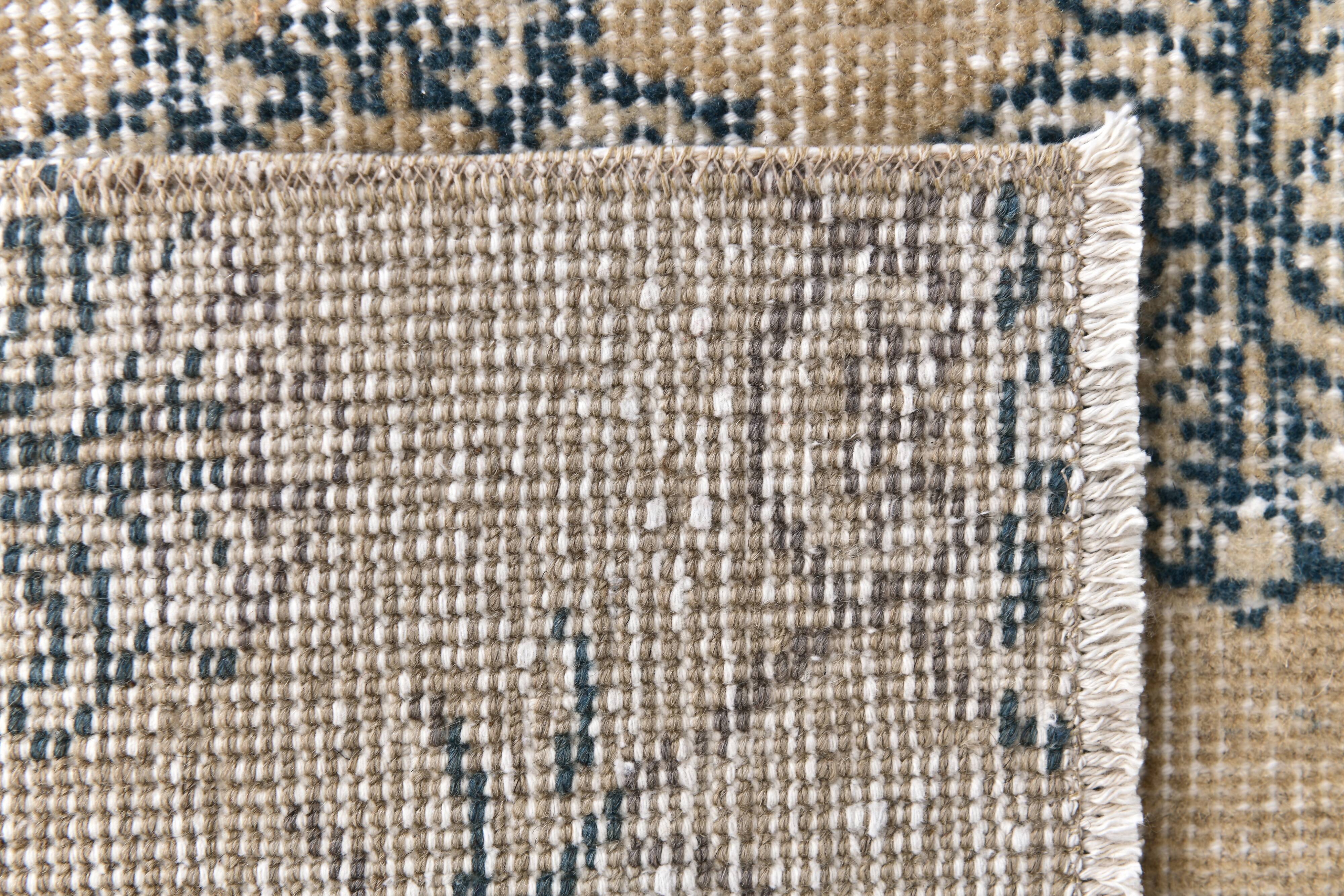 Light Mustard & Black Turkish Rug 215x296Cm SK 240852